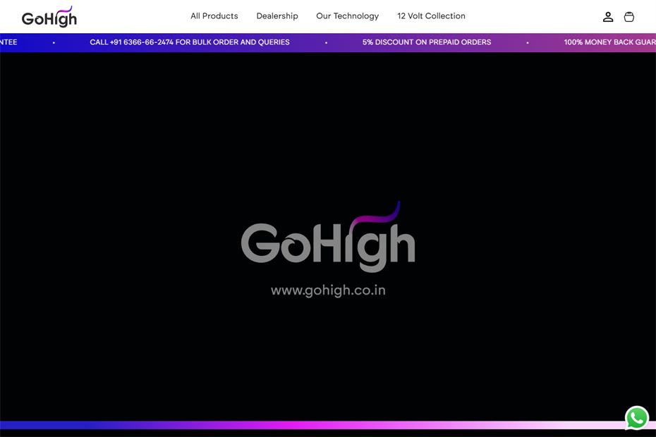GoHigh website