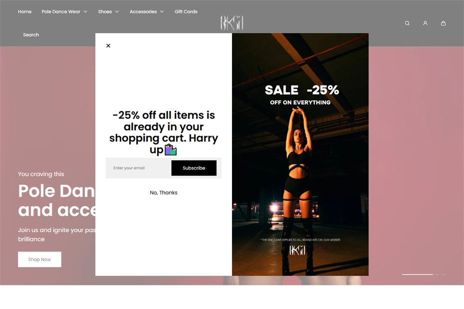 OKSA Polewear website